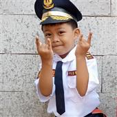 He