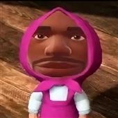 He